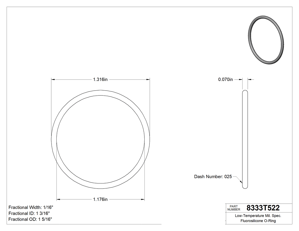 Technical drawing - 8333T522
